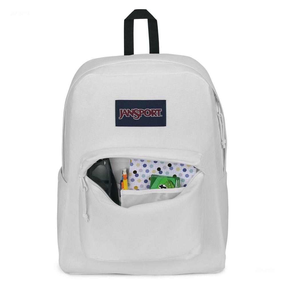 Sac à Dos Scolaire JanSport SuperBreak? Plus Blanche | MEV-15846531